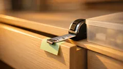 収納ケースが入らないを防ぐ 付箋でできる引き出し内寸の正しい測り方