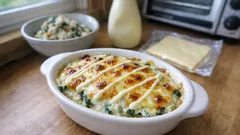 余った白和えがごちそうに：マヨチーズで焼くトースター簡単グラタン