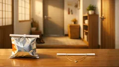 余ったストローが片付けに効く、食べかけお菓子とネックレスの困りごとを一気に解決