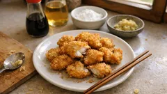 コリコリ食感がくせになる、かすべの唐揚げ。しょうゆ下味でごはんにもおつまみにも