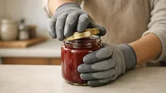 瓶の蓋が開かない朝に試したい、滑り止め手袋「ライトグリップ」で一発解決