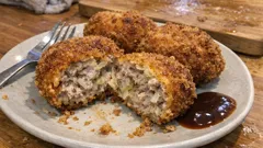 キャベツで軽やかジューシーに。衣がはがれにくい「キャベツのメンチカツ」レシピ
