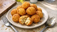 乾燥マッシュポテト×おからで混ぜて揚げるだけ:外サク中もちのポテトボール