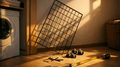 ダイソーのワイヤーネットで洗濯カゴを自作する方法を解説