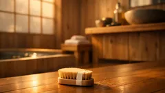 洗面所の髪の毛掃除がラクに ミニほうきにテープを貼るだけの時短ワザ