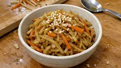 いつものきんぴらが一段おいしくなる：切り干し大根入りきんぴらごぼう（作り置き・お弁当にも）