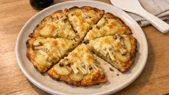 フライパンでカリッと！えのき×チーズのじゃがいもガレット（千切りで簡単）