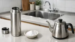 水筒の底の茶渋が落ちないときの正解は酸素系漂白剤のつけ置き