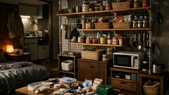 100均ワイヤーネットで賃貸でもすっきり収納、工具ほぼ不要のDIYアイデア4選