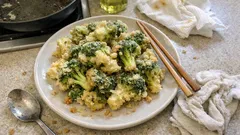 ブロッコリー1株がごちそうに:外カリ中ほくの天ぷら、芯までおいしい作り方