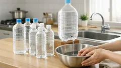 断水でも手洗いできる ペットボトルで作る簡易蛇口のやり方