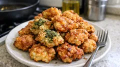 サラダチキンがごちそうに：豆腐衣でふわカリッと仕上げる簡単フリット