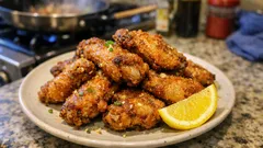 にんにく香る手羽先唐揚げ—天ぷら粉でカリッと軽い衣に仕上げるコツ