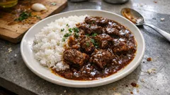 缶デミでここまで濃厚に。赤ワイン香る欧風デミグラスビーフカレーの作り方