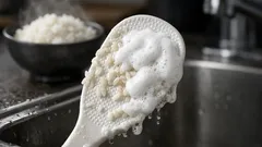 しゃもじにご飯がくっつく原因はデンプン汚れかも キッチン泡ハイターで見直す手入れ術