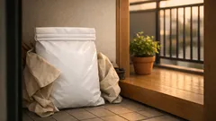 捨てないで正解、米袋で土と肥料をすっきり隠す収納リメイク術