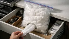 ビニール袋収納は結ばないが正解 取り出しやすい省スペース術