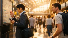 英語で「ちょっと待って」って何と言う？駅や接客で使える丁寧フレーズ4選