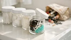 無印良品の入浴剤用詰替ジャーが小物収納に神だった じゃない使いで洗面所が整う