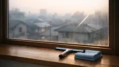 窓掃除は早朝が正解 白い筋を防いで透明感が変わる3つの手順