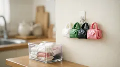 ビニール袋収納が劇的に整う「ミニバッグ折り」4ステップと掛けるコツ